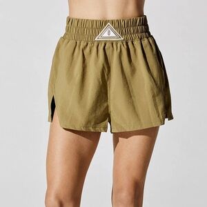 NWT Free People Movement Next Round Shorts Olive Green | Size M